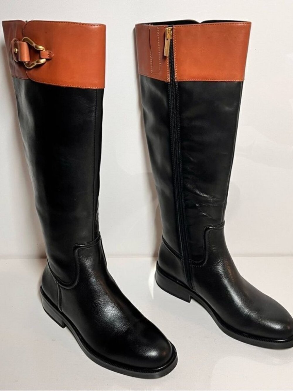 Vince Camuto Andalian Leather Riding Boots